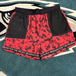 Rawgear Red Camo Athletic Shorts